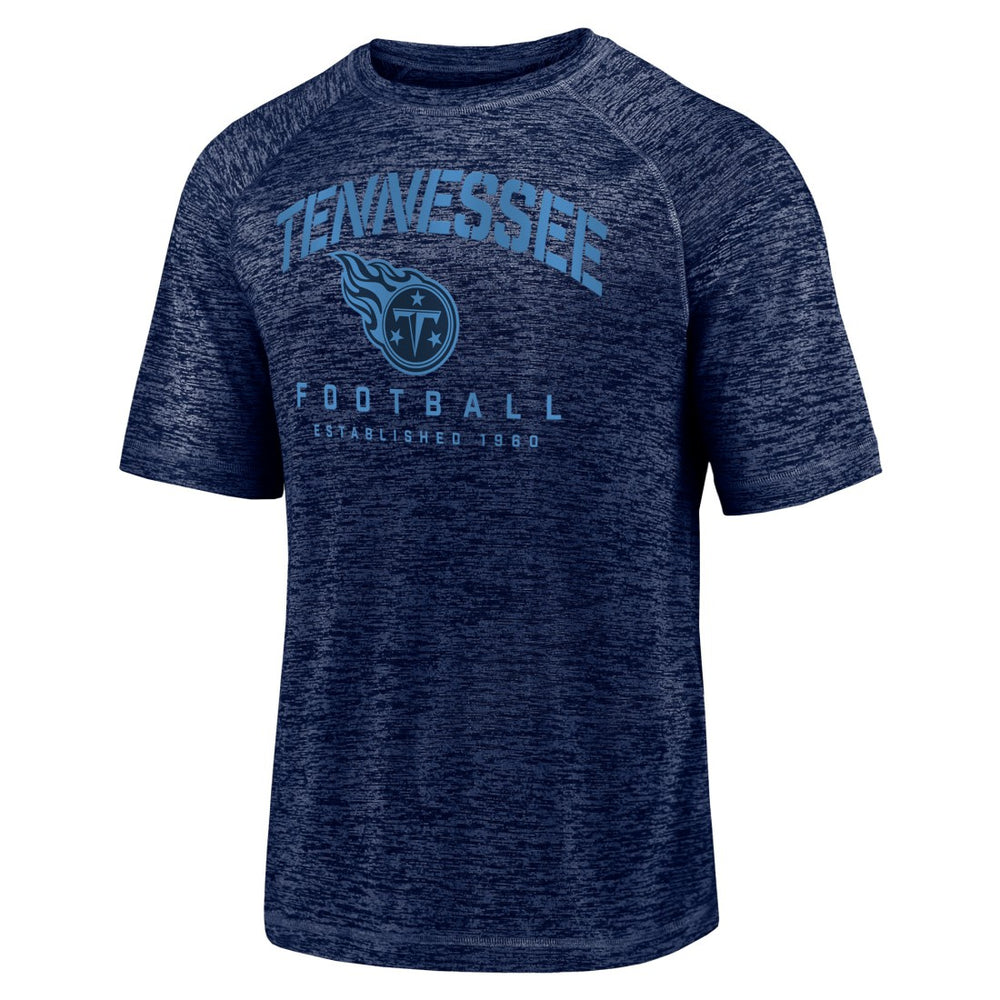 Tennessee Titans Shade Battle Ready Raglan Space-Dye T-Shirt - Navy - Fanatics