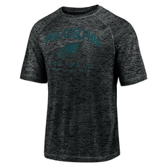 Philadelphia Eagles Shade Battle Ready Raglan Space-Dye T-Shirt - Black - Fanatics