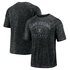 Las Vegas Raiders Shade Battle Ready Raglan Space-Dye T-Shirt - Black - Fanatics
