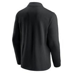Las Vegas Raiders Block Party Quarter-Zip Jacket - Black/Silver - Fanatics