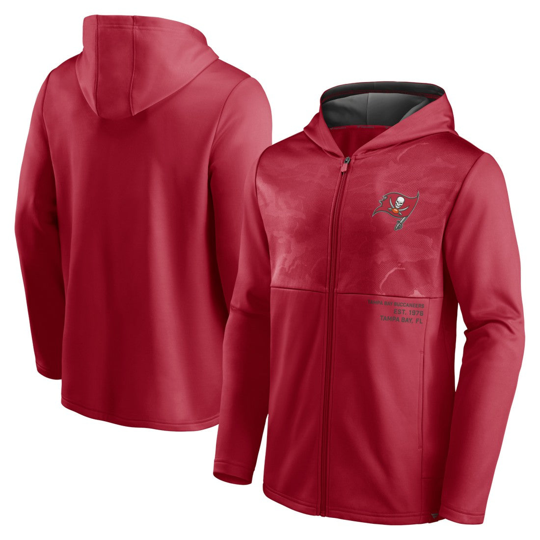 Tampa Bay Buccaneers Defender Full-Zip Hoodie Jacket - Red - Fanatics