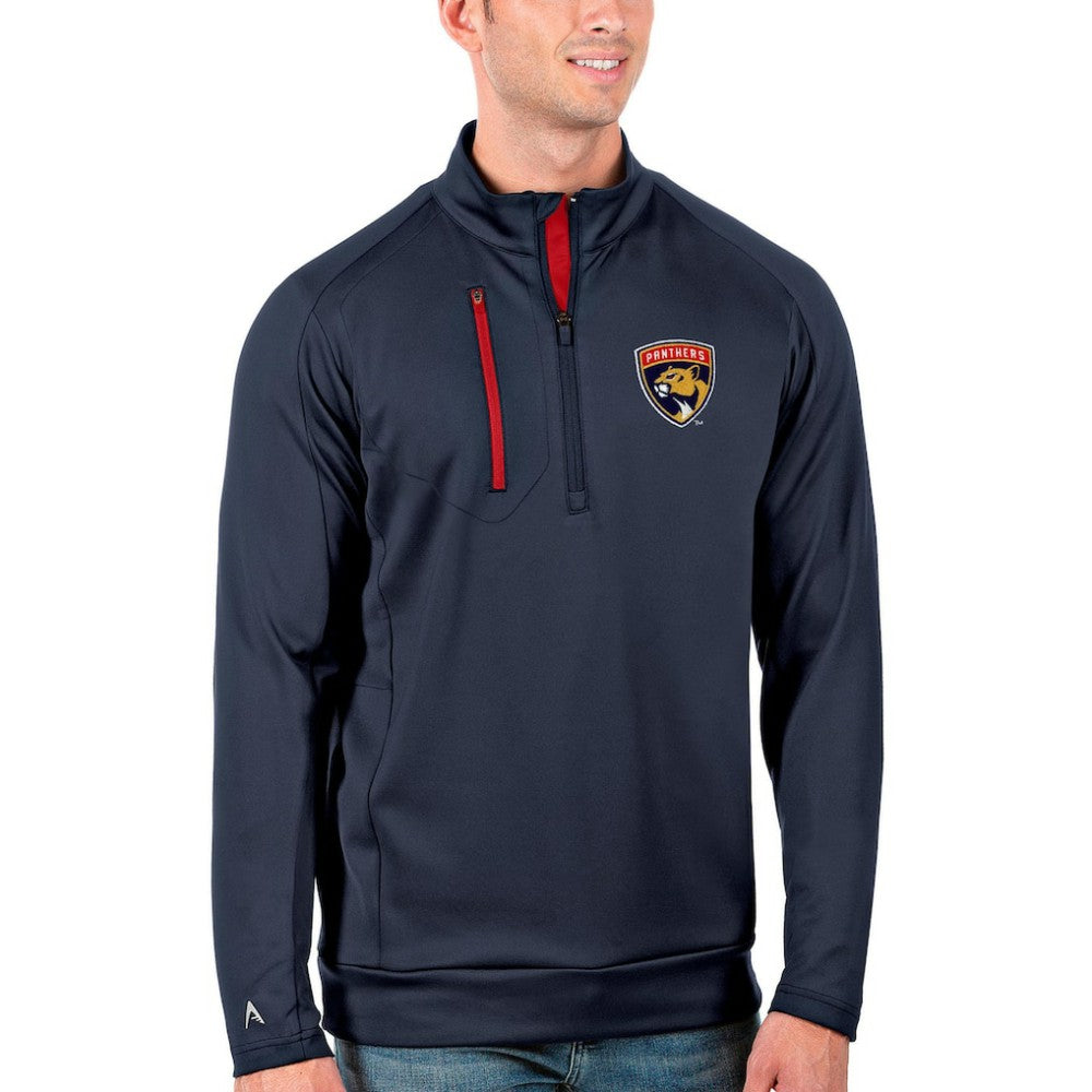 Florida Panthers Antigua Generation Quarter-Zip Pullover Jacket - Navy/Red | NHL near me