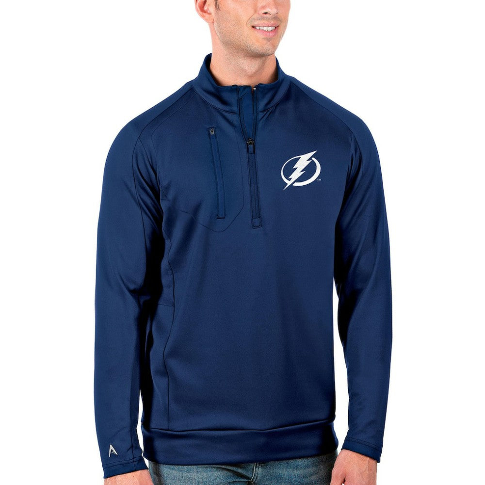 Tampa Bay Lightning Antigua Generation Quarter-Zip Pullover Jacket - Royal | NHL sale