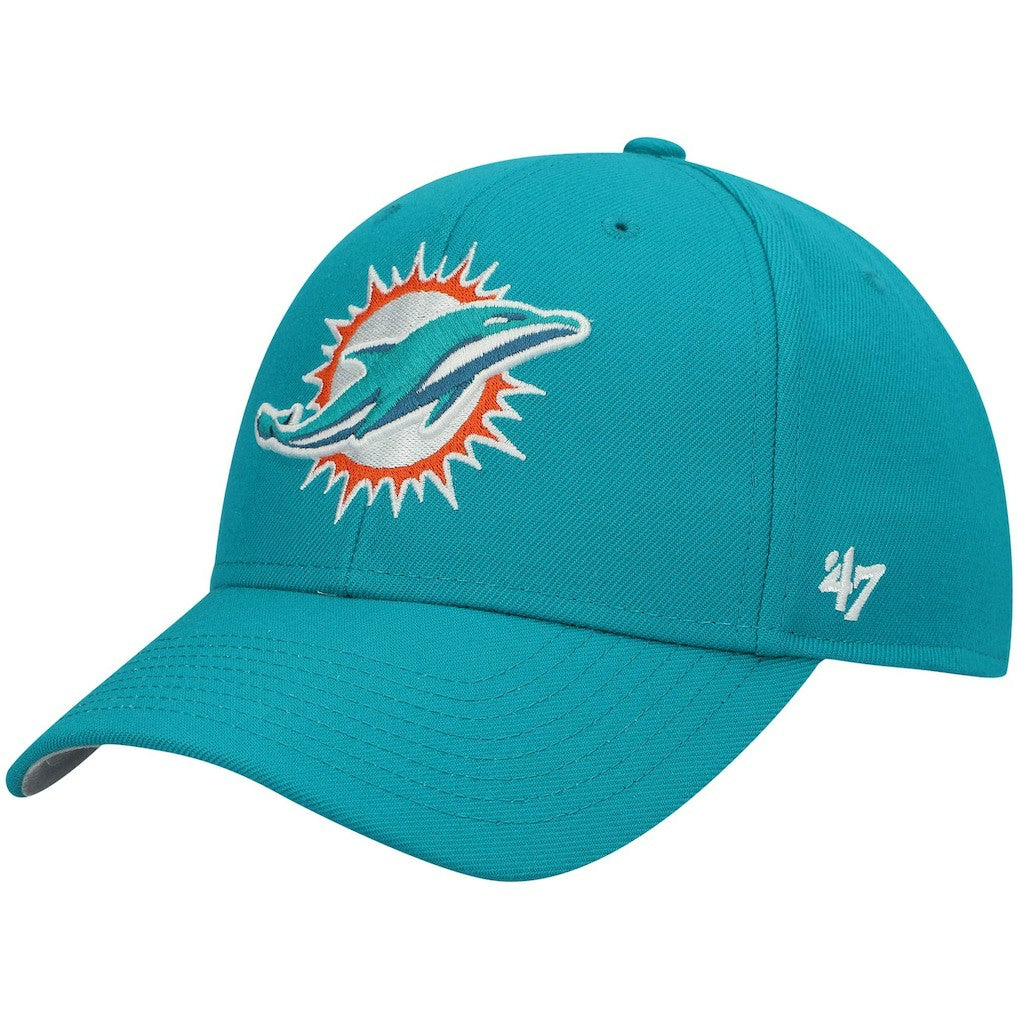 Miami Dolphins '47 Team MVP Adjustable Hat - Aqua - 47 brand