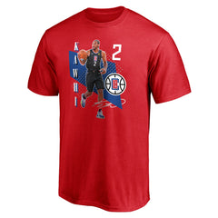 Fanatics Kawhi Leonard LA Clippers Pick & Roll T-Shirt Red