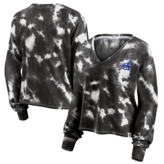 Chicago White Sox Fanatics Women's Tie-Dye V-Neck Pullover Cropped Tee for sale