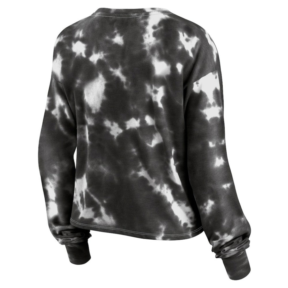 Chicago White Sox Fanatics Women's Tie-Dye V-Neck Pullover Cropped Tee for sale