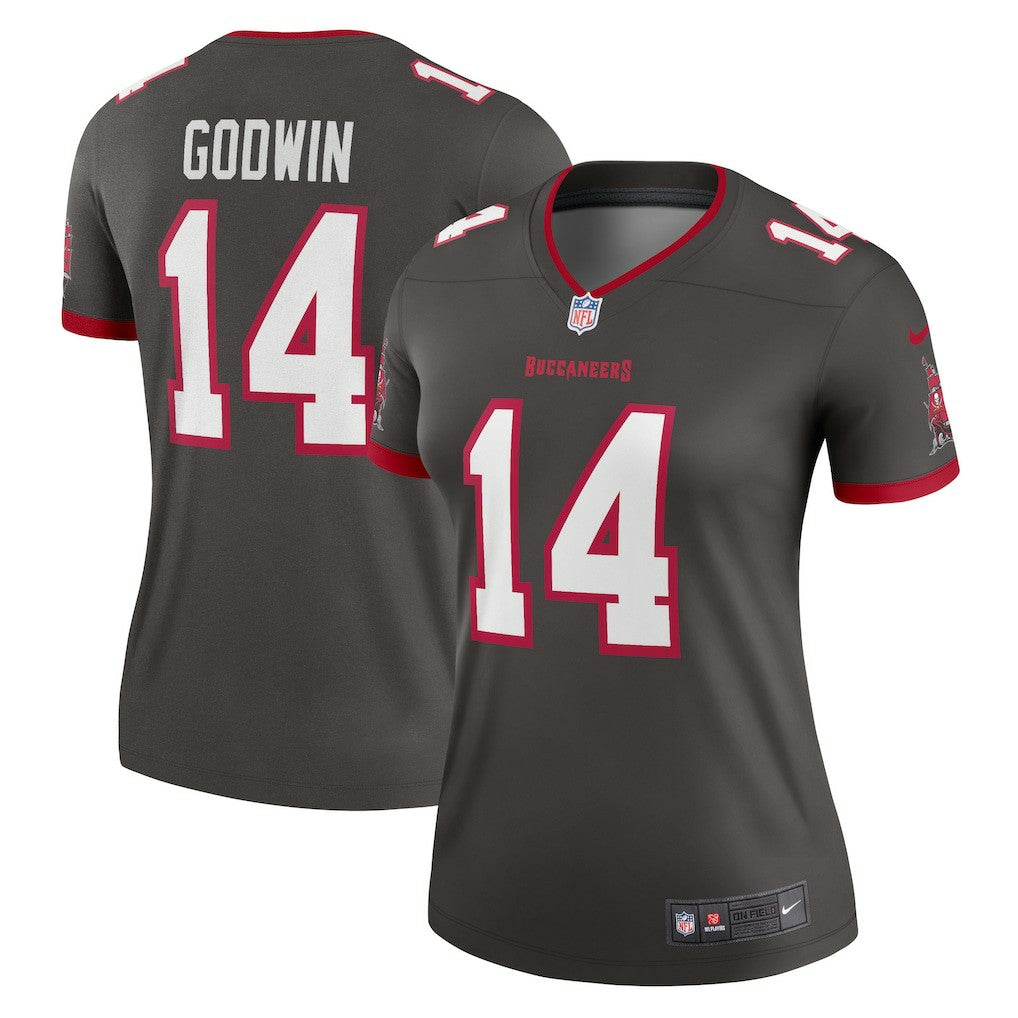 Chris Godwin Tampa Bay Buccaneers Women's Alternate Legend Player Performance Top - Pewter - Nike