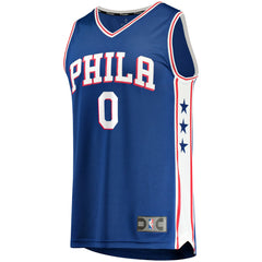 Fanatics Tyrese Maxey Philadelphia 76ers Fast Replica Jersey Royal Icon Edition