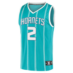 Fanatics LaMelo Ball Charlotte Hornets Fast Break Replica Jersey Teal Icon Edition