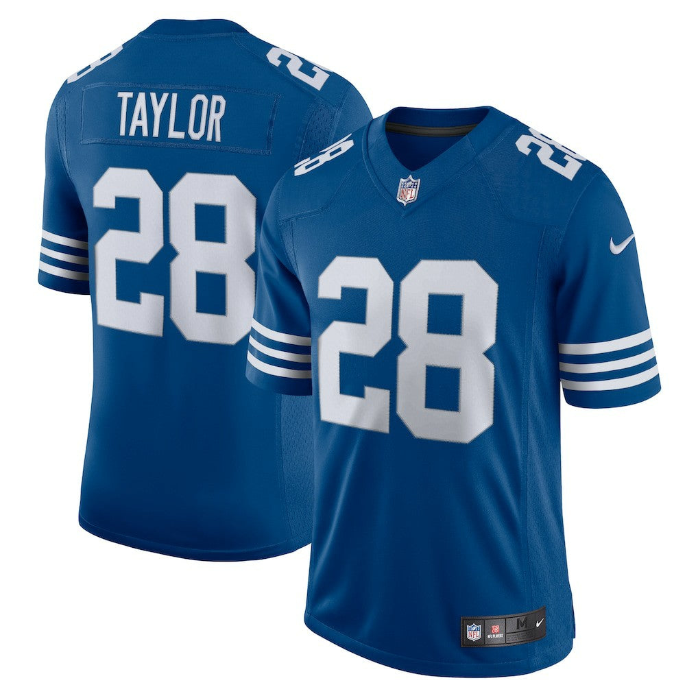 Men's Jonathan Taylor Royal Indianapolis Colts Alternate Vapor Limited Jersey - Nike