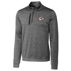 Kansas City Chiefs Cutter & Buck Stealth Quarter-Zip Jacket - Gray - NFL
