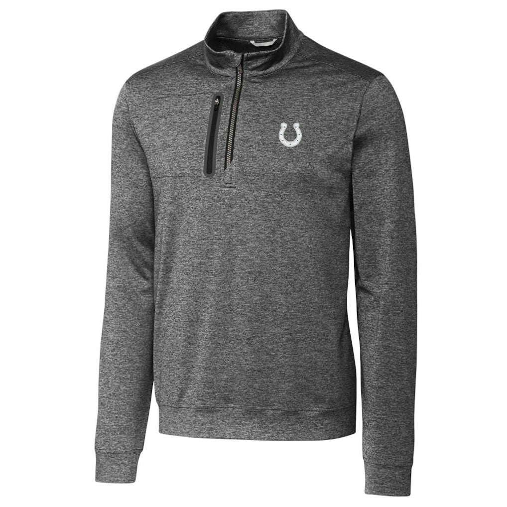 Indianapolis Colts Cutter & Buck Stealth Quarter-Zip Jacket - Gray - NFL