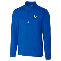 Indianapolis Colts Cutter & Buck Traverse Quarter-Zip Pullover Jacket - Royal - NFL