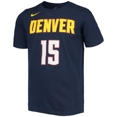 Nike Nikola Jokic Denver Nuggets Youth Logo Name & Number Performance T-Shirt Navy