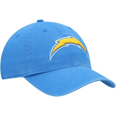 Los Angeles Chargers '47 Clean Up Primary Logo Adjustable Hat - Powder Blue - 47 brand