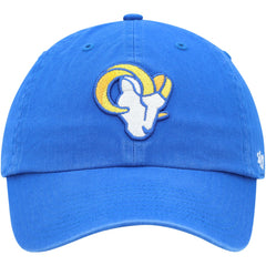 Los Angeles Rams '47 Clean Up Primary Logo Adjustable Hat - Royal - 47 brand