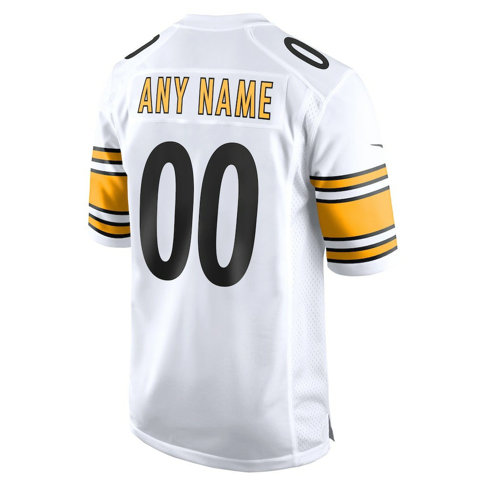 Pittsburgh Steelers Game Custom Jersey - White - Nike