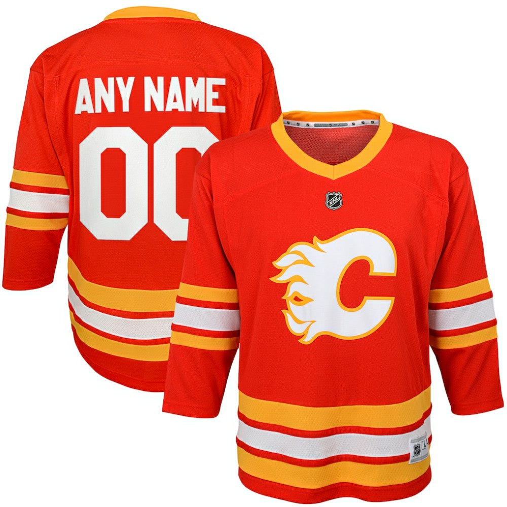 Calgary Flames Youth Home Replica Custom Jersey - Red | NHL online