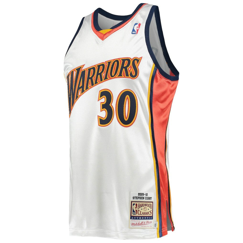 Mitchell & Ness Stephen Curry Golden State Warriors 2009/10 Hardwood Classics Authentic Jersey White