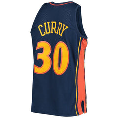 Mitchell & Ness Stephen Curry Golden State Warriors Hardwood Classics Swingman Jersey Navy