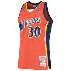 Mitchell & Ness Stephen Curry Golden State Warriors Hardwood Classics Swingman Jersey Orange