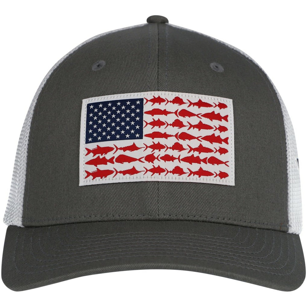 Dallas Cowboys PFG Fish Flag Flex Hat - Gray - Columbia