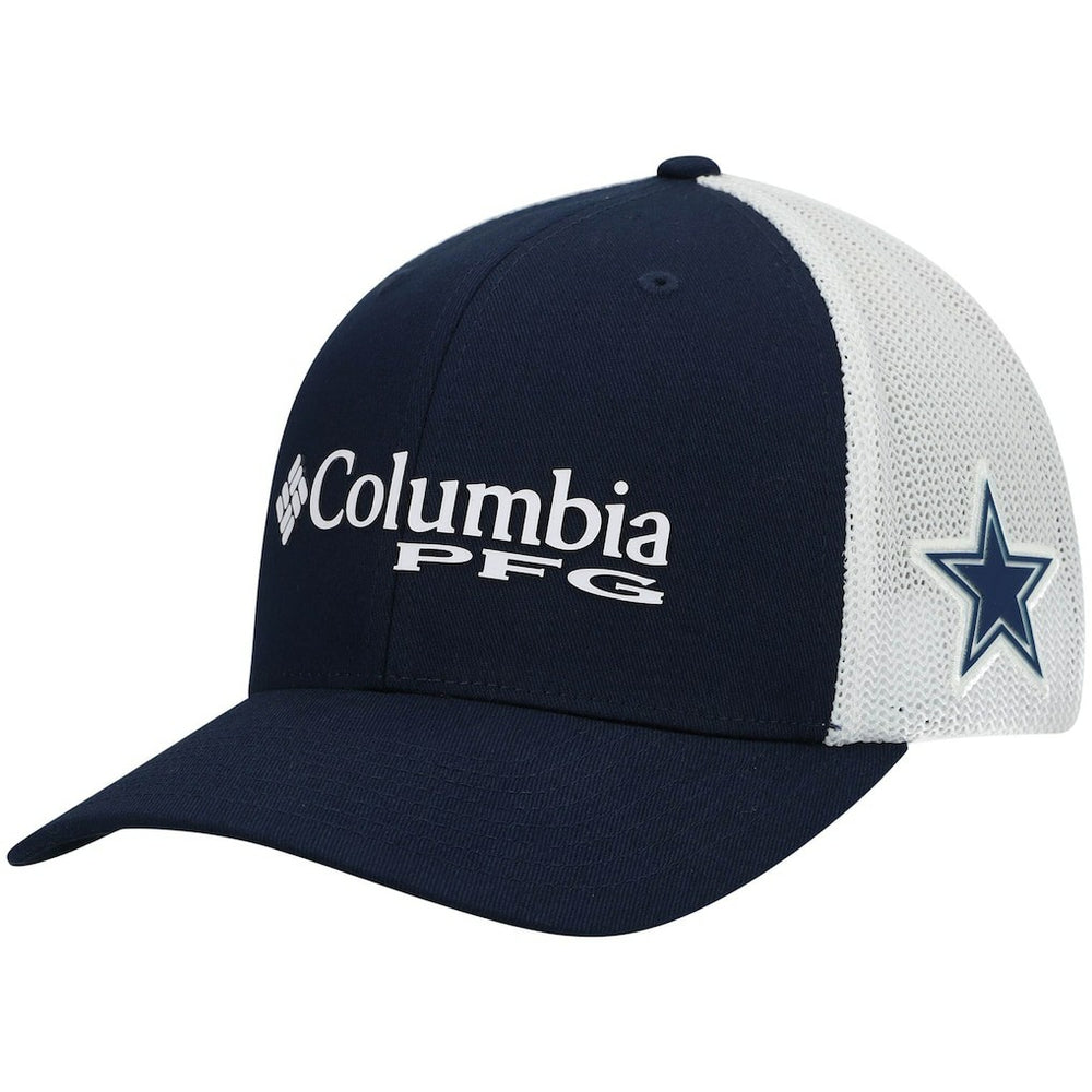 Dallas Cowboys PFG Flex Hat - Navy/Gray - Columbia