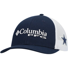 Dallas Cowboys Youth PFG Mesh Snapback Hat - Navy - Columbia