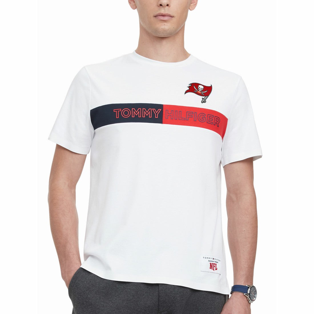 Tampa Bay Buccaneers Tommy Hilfiger Core T-Shirt - White - NFL