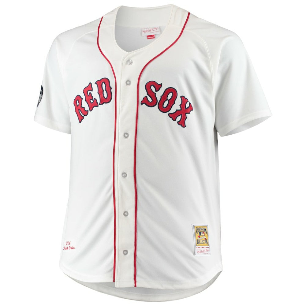 David Ortiz Boston Red Sox Mitchell & Ness Big & Tall Home Authentic Player Jersey Outlet