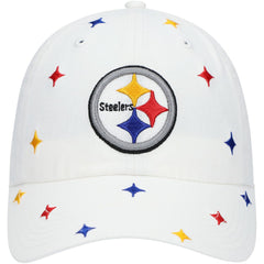 Pittsburgh Steelers '47 Women's Multi Confetti Clean Up Adjustable Hat - White - 47 brand