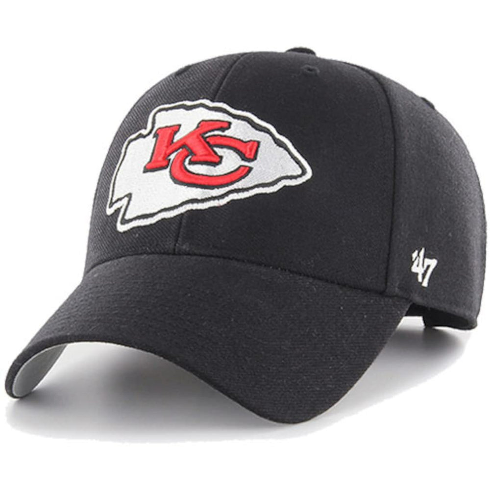 Kansas City Chiefs '47 MVP Adjustable Hat - Black - 47 brand