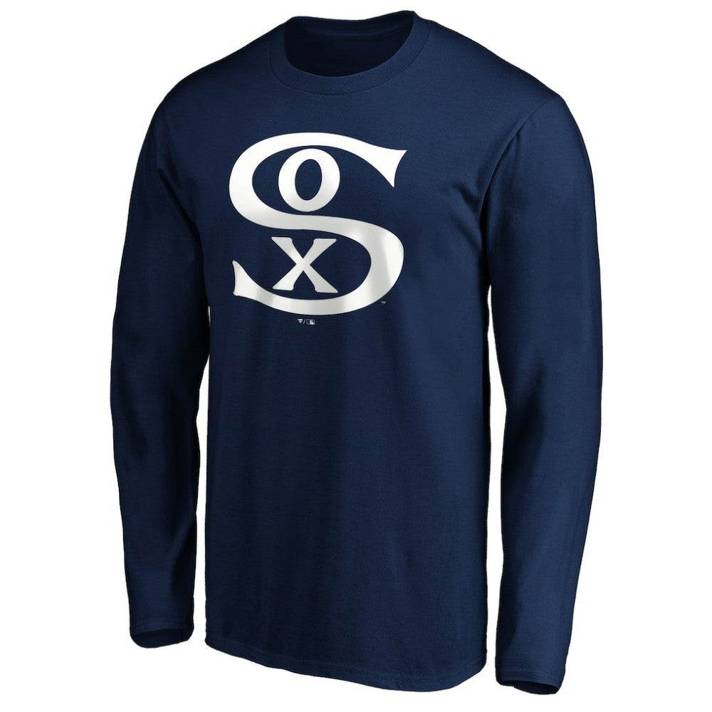 Chicago White Sox Cooperstown Collection Huntington Logo Long Sleeve T-Shirt Online