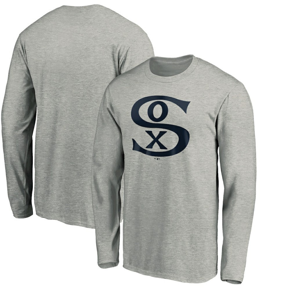 Chicago White Sox Cooperstown Collection Huntington Logo Long Sleeve T-Shirt Discount