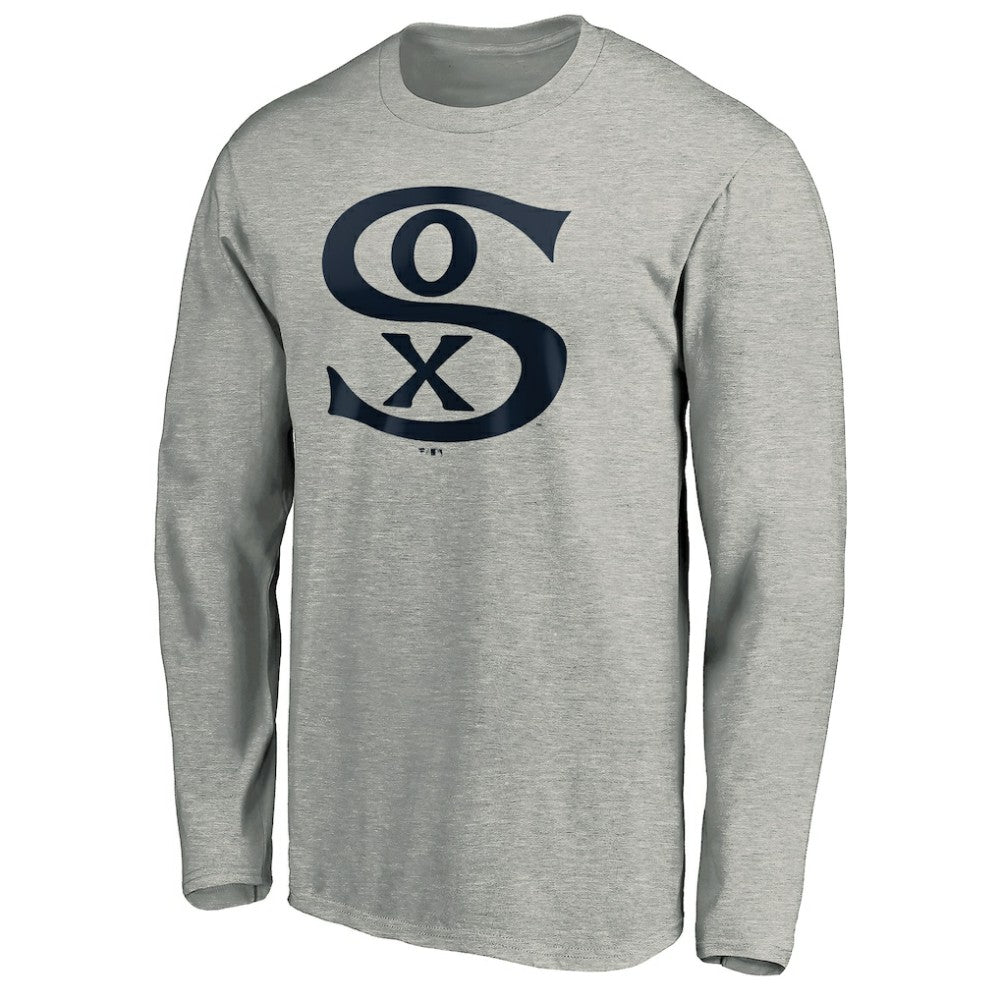 Chicago White Sox Cooperstown Collection Huntington Logo Long Sleeve T-Shirt Discount