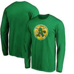 Athletics Cooperstown Collection Huntington Logo Long Sleeve T-Shirt Online