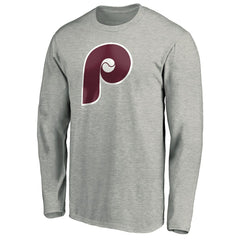 Philadelphia Phillies Cooperstown Collection Huntington Logo Long Sleeve T-Shirt Near Me