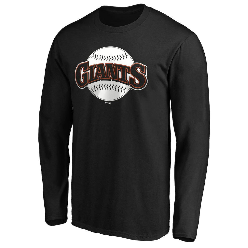 San Francisco Giants Cooperstown Collection Huntington Logo Long Sleeve T-Shirt Discount