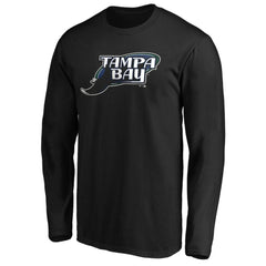 Tampa Bay Rays Cooperstown Collection Huntington Logo Long Sleeve T-Shirt Online
