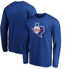 Texas Rangers Cooperstown Collection Huntington Logo Long Sleeve T-Shirt Outlet