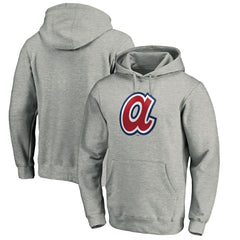 Atlanta Braves Cooperstown Collection Huntington Logo Fitted Pullover Hoodie Online