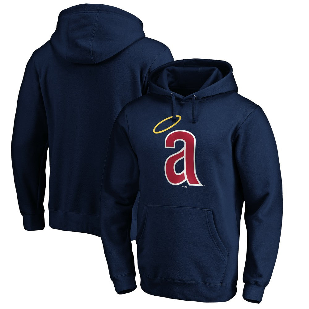 California Angels Cooperstown Collection Huntington Logo Fitted Pullover Hoodie Online
