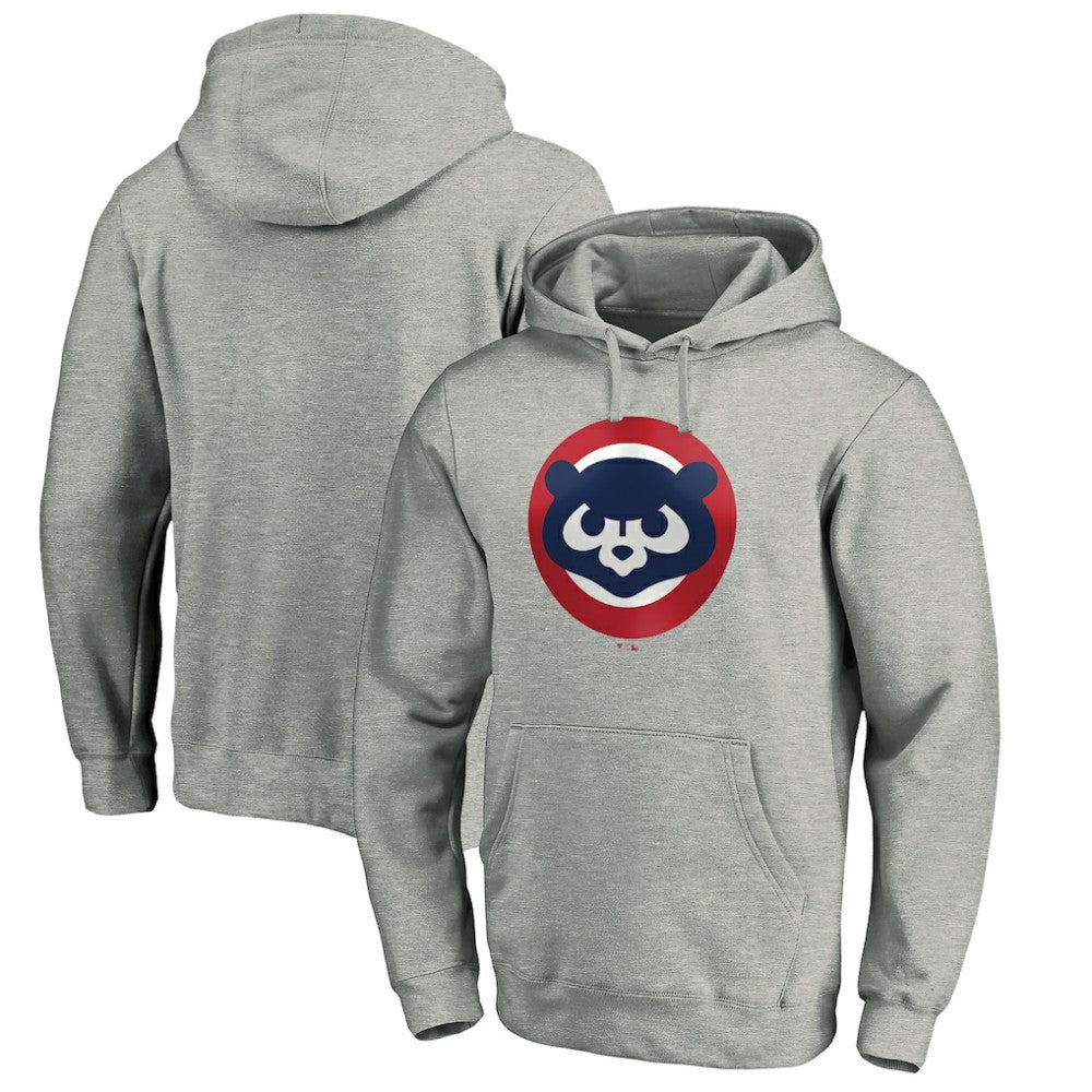 Chicago Cubs Cooperstown Collection Huntington Logo Fitted Pullover Hoodie Sale