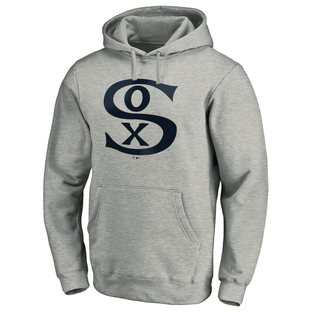 Chicago White Sox Cooperstown Collection Huntington Logo Fitted Pullover Hoodie Near Me