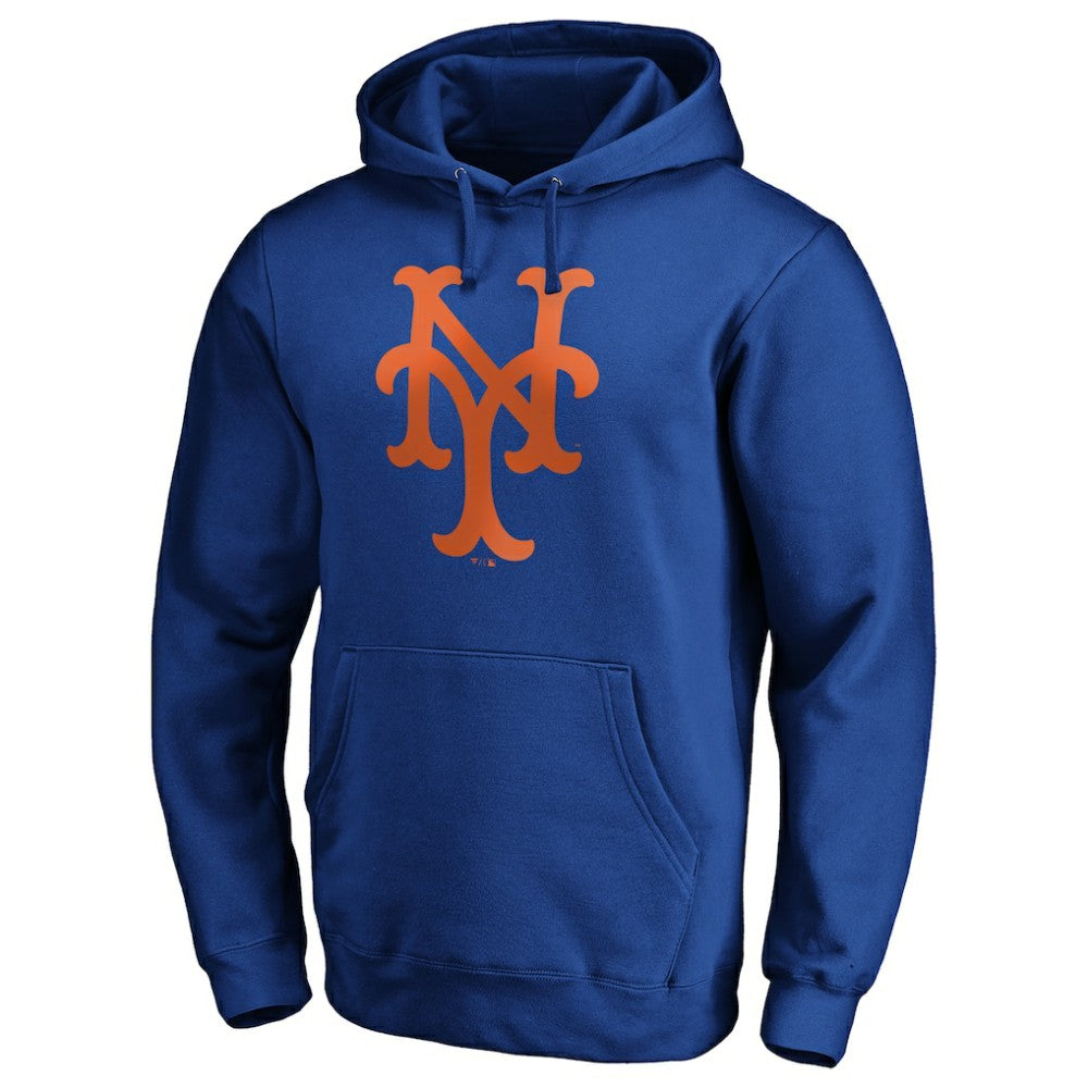New York Mets Cooperstown Collection Huntington Logo Fitted Pullover Hoodie Online