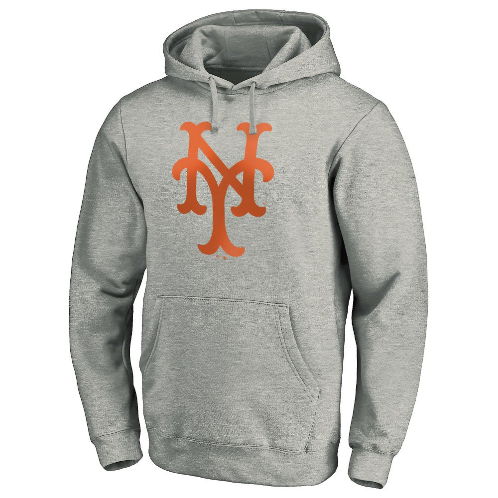 New York Mets Cooperstown Collection Huntington Logo Fitted Pullover Hoodie Online