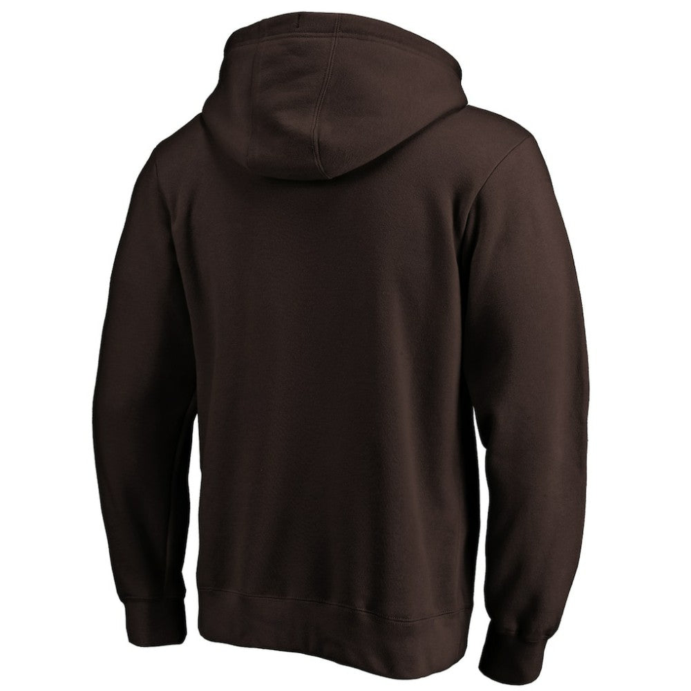 San Diego Padres Cooperstown Collection Huntington Logo Fitted Pullover Hoodie Sale