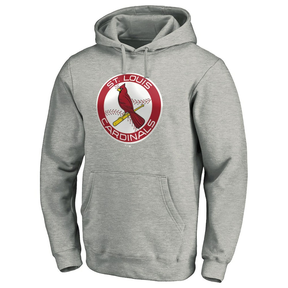 St. Louis Cardinals Cooperstown Collection Huntington Logo Fitted Pullover Hoodie for sale