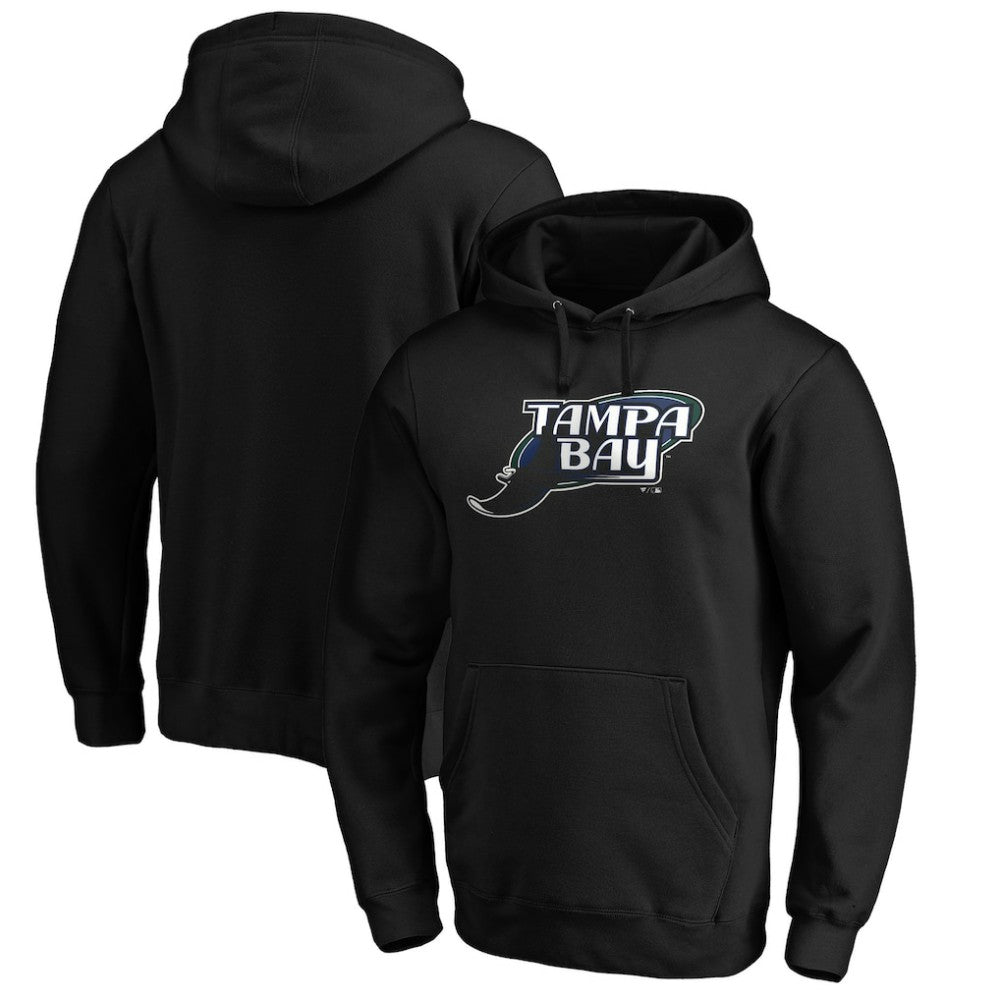 Tampa Bay Rays Cooperstown Collection Huntington Logo Fitted Pullover Hoodie for sale